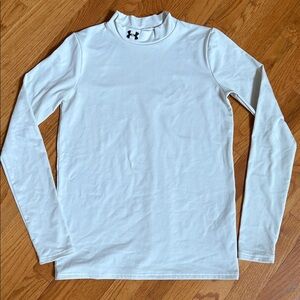 Under Armour White ColdGear Fitted Top